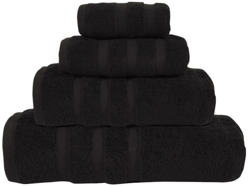 Πετσέτα Prestige 1173 Black Das Home Σώματος 90x160cm 100% Βαμβάκι
