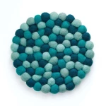 Σουπλά Μαγειρικών Σκευών Στρογγυλό Lana 469998 22cm Light Blue Cilio Μαλλί