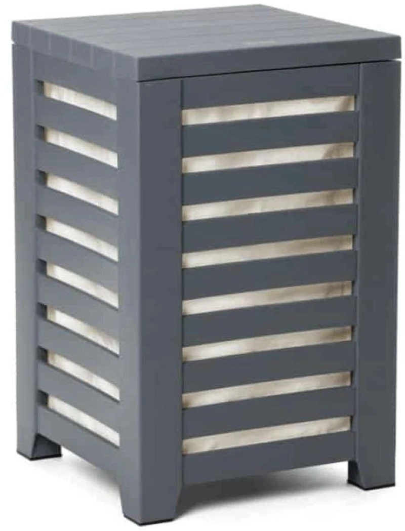 Καλάθι Απλύτων Lombok 55Lt 06728.001 34x34x58cm Grey Πλαστικό