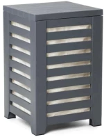 Καλάθι Απλύτων Lombok 55Lt 06728.001 34x34x58cm Grey Πλαστικό