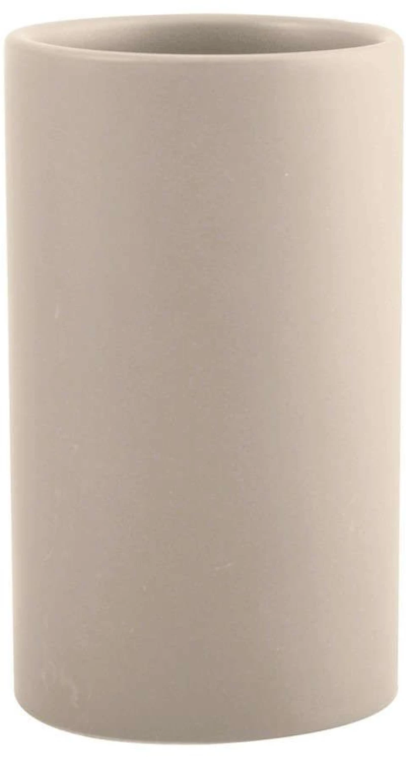 Ποτηροθήκη Tube Matt 03203.001 Taupe Κεραμικό