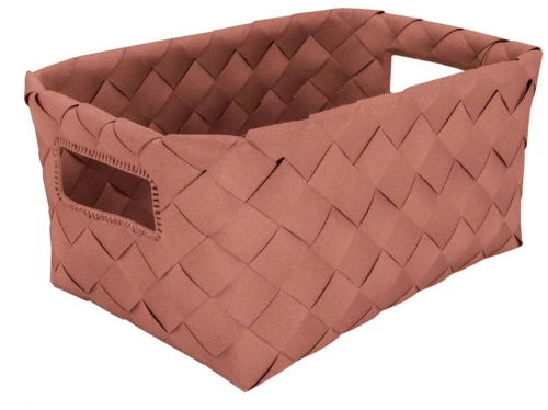 Καλάθι Αποθήκευσης Aspera M 18,5x12x28cm Terracotta Kleine Wolke Πολυαιθυλένιο