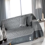 Ριχτάρι Parfait Anthracite Guy Laroche Διθέσιο 180x250cm Βαμβάκι-Ακρυλικό