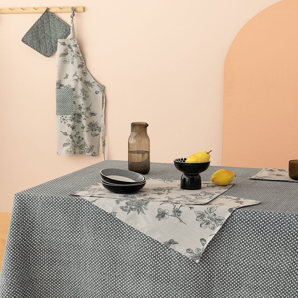Τραπεζομάντηλο Tat9 Greige Palamaiki 150Χ180 Βαμβάκι-Πολυέστερ