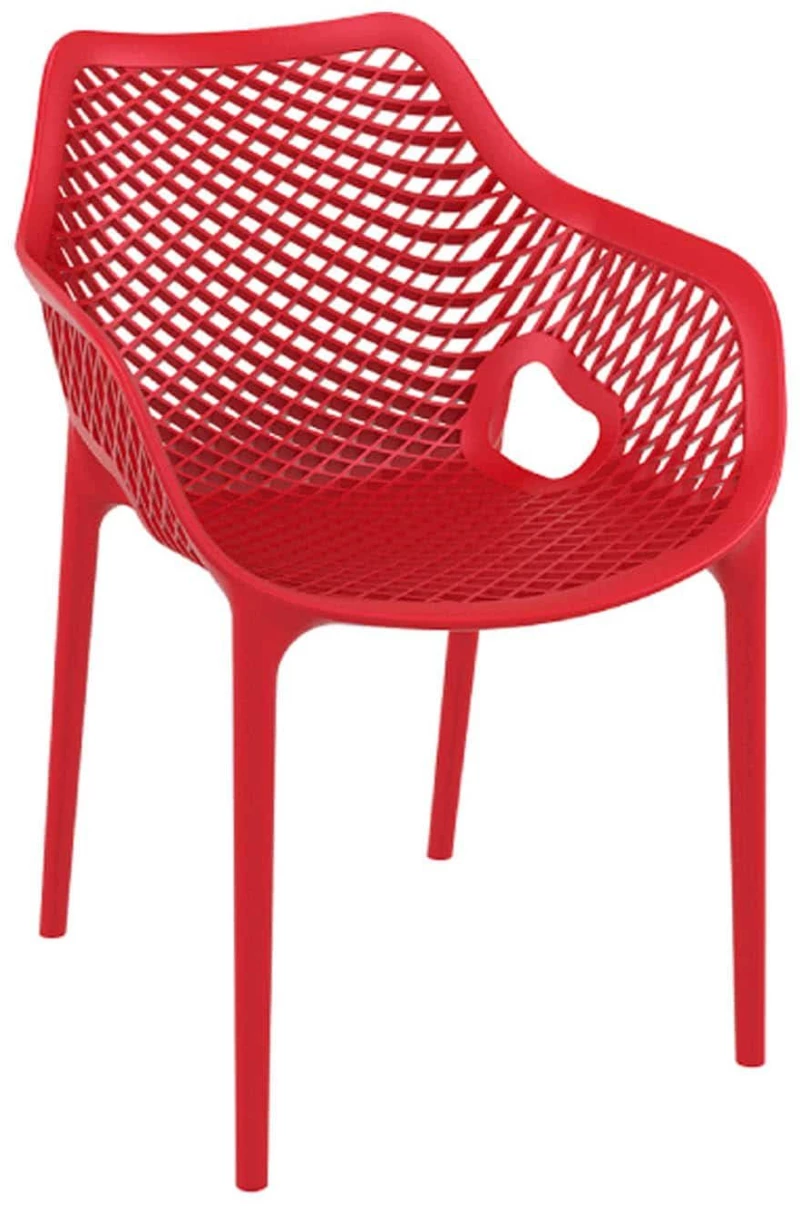 Πολυθρόνα Air XL Red 20-0363 57X60X81 cm Siesta Σετ 4τμχ
