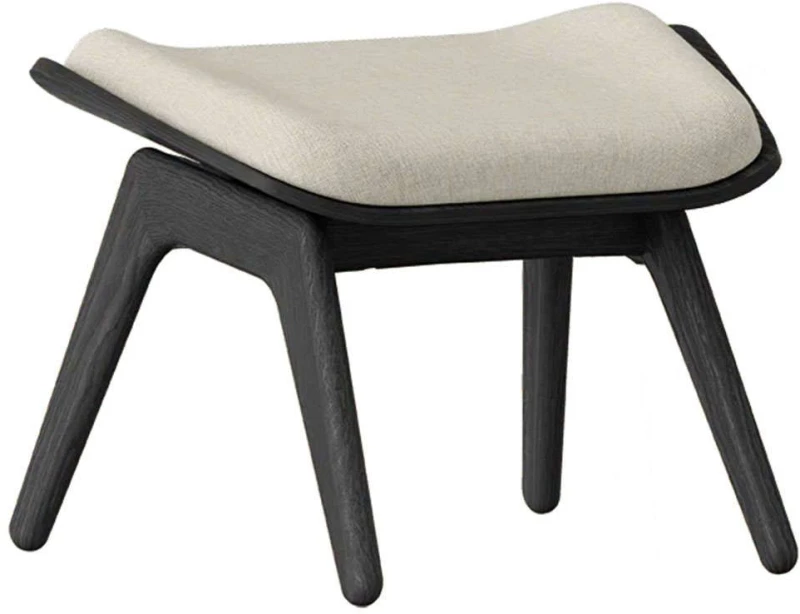 Σκαμπό The Reader Ottoman 5116NC705-02 60x46x42cm Black Oak-Sand Umage