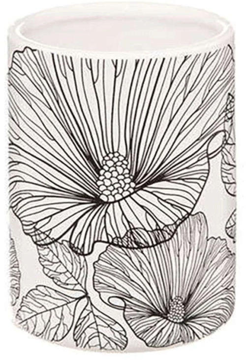 Ποτηροθήκη Blackflora 07.174699A Black-White Κεραμικό