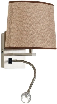 Φωτιστικό Τοίχου - Απλίκα I-090111-5F Led 60lm 4500K 24x19,5x25cm Ecru Luce Ambiente Design