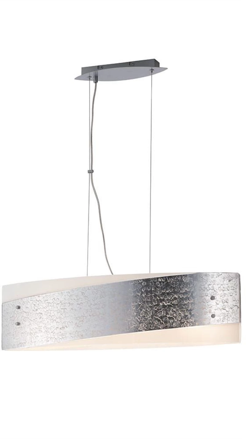 Φωτιστικό Οροφής - Ράγα I-Paris/S4 E27 120x75x20 Silver Luce Ambiente Design