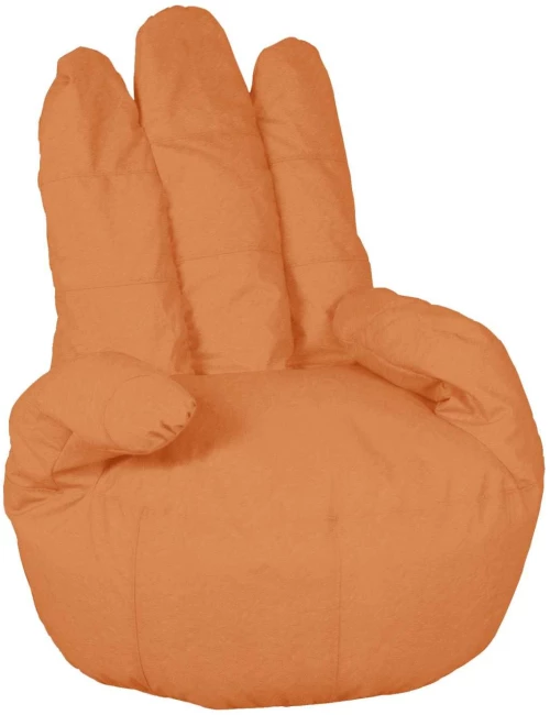 Πουφ Glover Orange 90X85X100