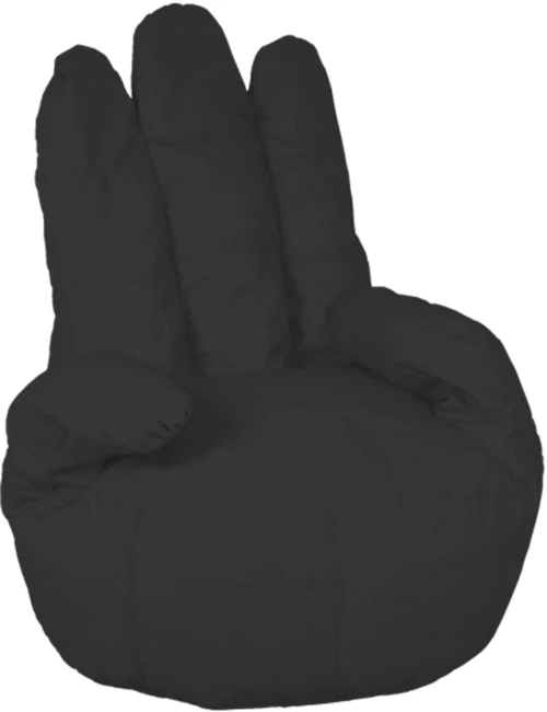 Πουφ Glover Black 90X85X100