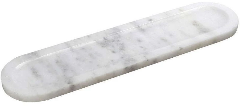Πλατώ Σερβιρίσματος FAV234 30x7x1cm White Espiel Μάρμαρο