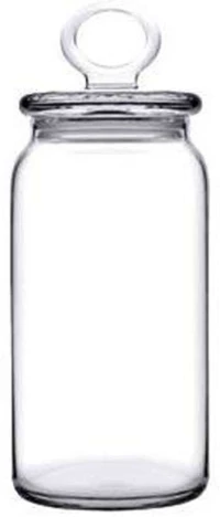 Βάζο Αποθήκευσης Kitchen SP96761G1 Φ8x18cm 1130ml Clear Espiel Γυαλί
