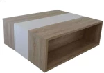 Τραπεζάκι Σαλονιού Raylie-1 Raily-1_41 90x41x75cm Oak-White