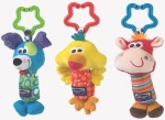Κρεμαστό Παιχνίδι Καροτσιού Tinkle Trio 0181059 (Σετ 3τμχ) 20cm 0+ Μηνών Multi Playgro