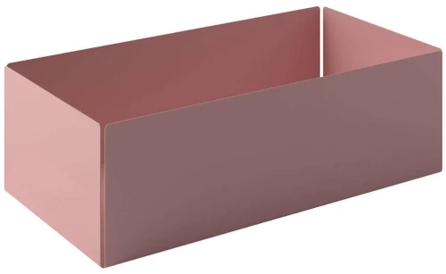 Θήκη Οργάνωσης 119-303 25x13x7,5cm Matt Pink Pam&Co Ανοξείδωτο Ατσάλι