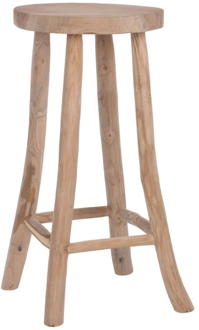 Σκαμπώ Μπαρ HM9338 Ψηλό Φ34,5x715cm Teak Natural