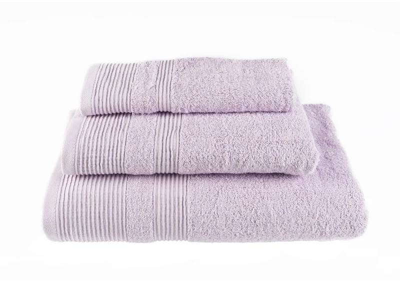 Πετσέτες 911 (Σετ 3τμχ) Light Lilac Astron Σετ Πετσέτες 80x150cm 100% Βαμβάκι