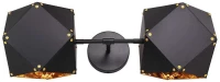 Φωτιστικό Τοίχου - Απλίκα Welles 00795 2xE14 52x21x17cm Black-Gold GloboStar