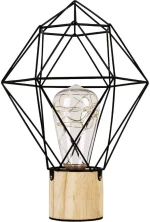 Φωτιστικό Γραφείου Antler 01443 Led 19x19x19x23cm Black GloboStar