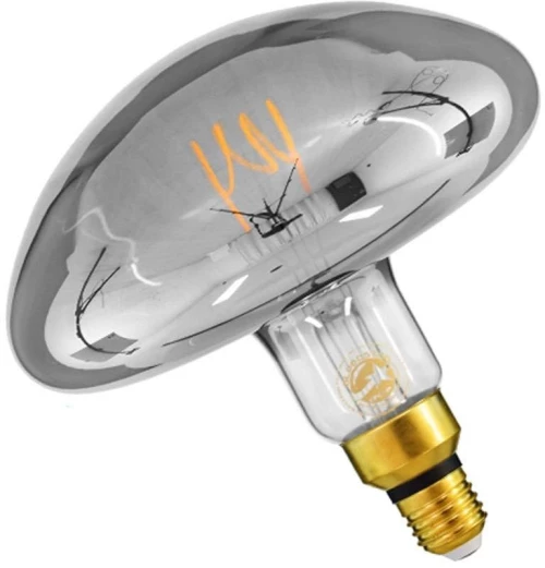 Λαμπτήρας Led Soft Spiral Filament 99174 MR200 E27 6W Dimmable Fume GloboStar 6W