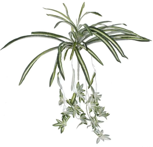 Τεχνητό Κλαδί-Φυτό Spider 78217 60cm Green-White GloboStar Πλαστικό