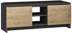 Παπουτσοθήκη Zulla 110x37x43cm Anthracite - Oak