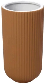 Βάζο Κεραμικό KLA317K1 12x23,8cm Dark Orange Espiel Κεραμικό