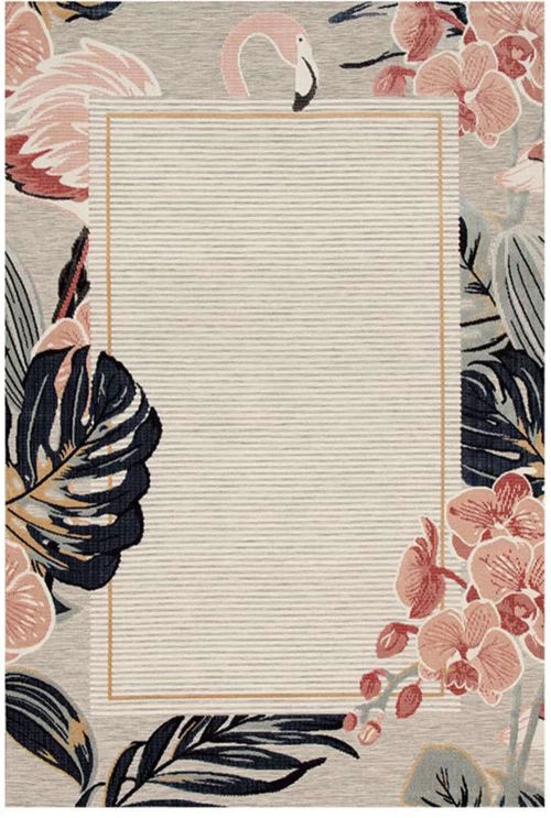 Χαλί Garden 65240G Beige-Pink New Plan 130X190cm