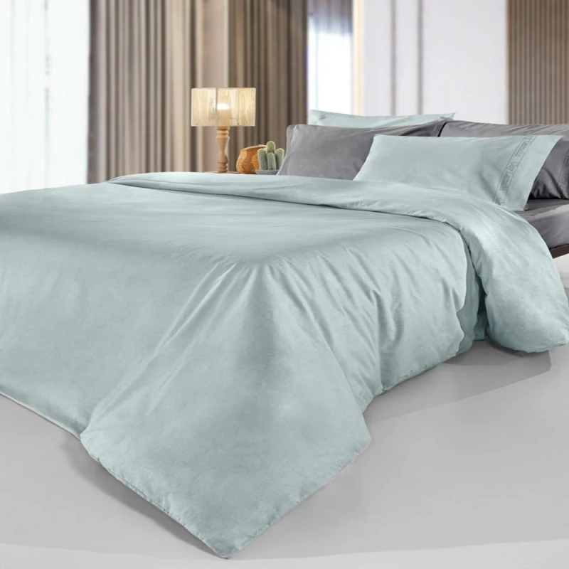 Παπλωματοθήκη Color Plus Mint Guy Laroche Υπέρδιπλο 225x245cm 100% Βαμβακερό Περκάλι