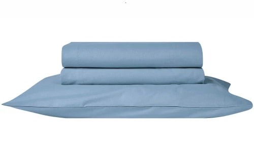 Σεντόνι Essential 19 Blue Kentia Υπέρδιπλο 240x270cm 100% Πενιέ Βαμβάκι