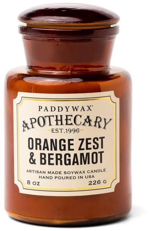 Κερί Σόγιας Αρωματικό Apothecary Orange Zest And Bergamot 226gr Paddywax Κερί Σόγιας