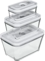 Set of 3 Glass Containers Zwilling Fresh & Save