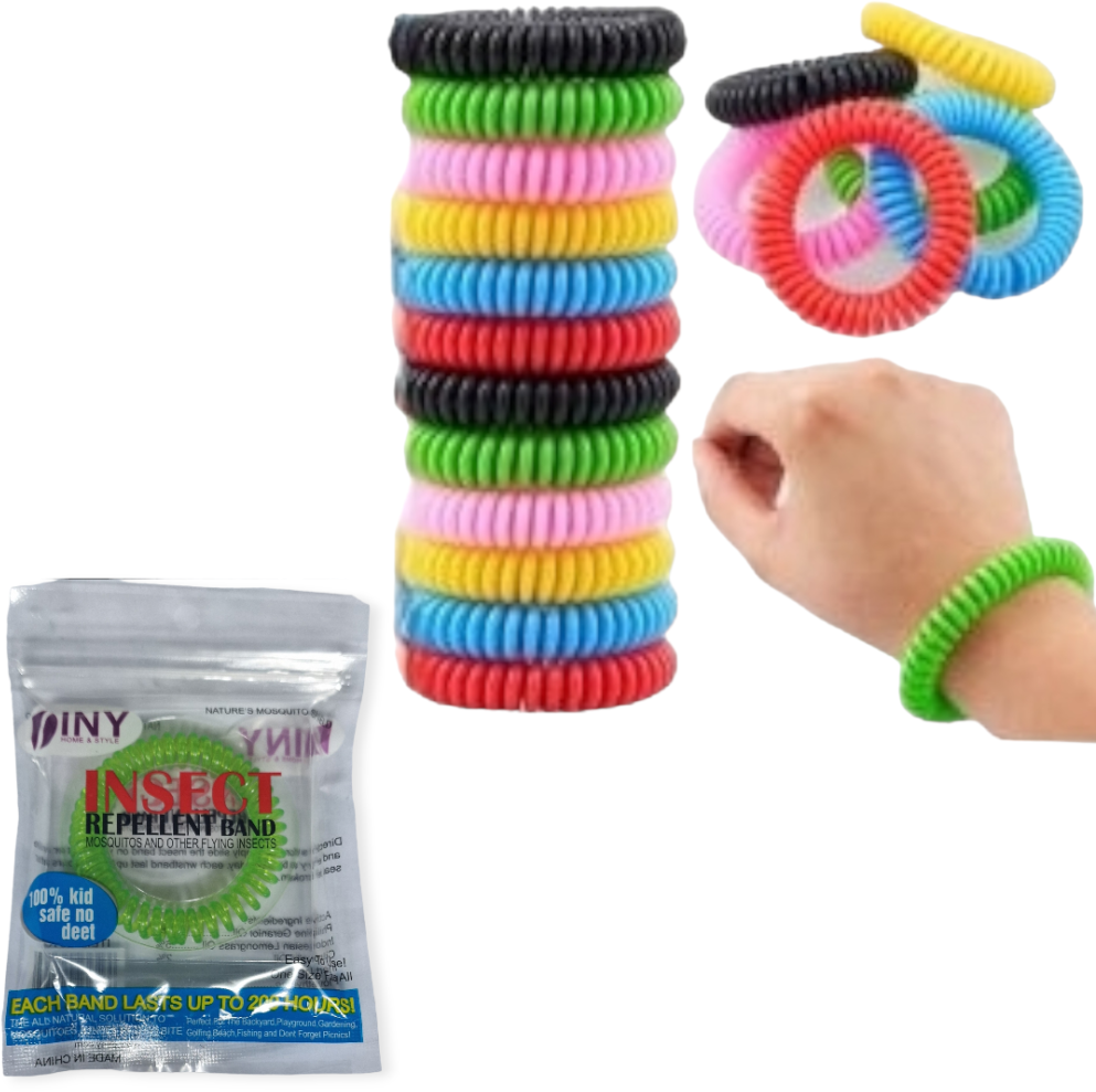 Βραχιόλι εντομοαπωθητικό 5 τεμάχια