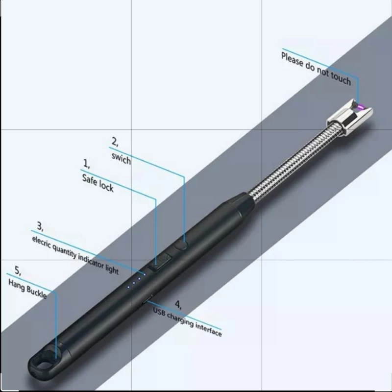 Αναπτήρας bbg flexible USB ηλεκτρονικός