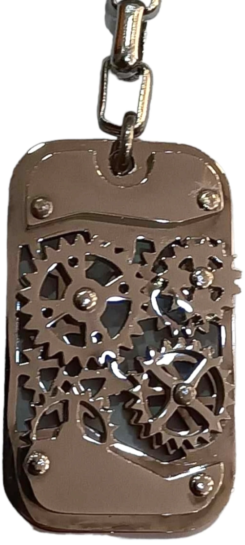 BD JEWELERY Μπρελοκ από ατσαλι γραναζια 10χ3,5cm HKL9032