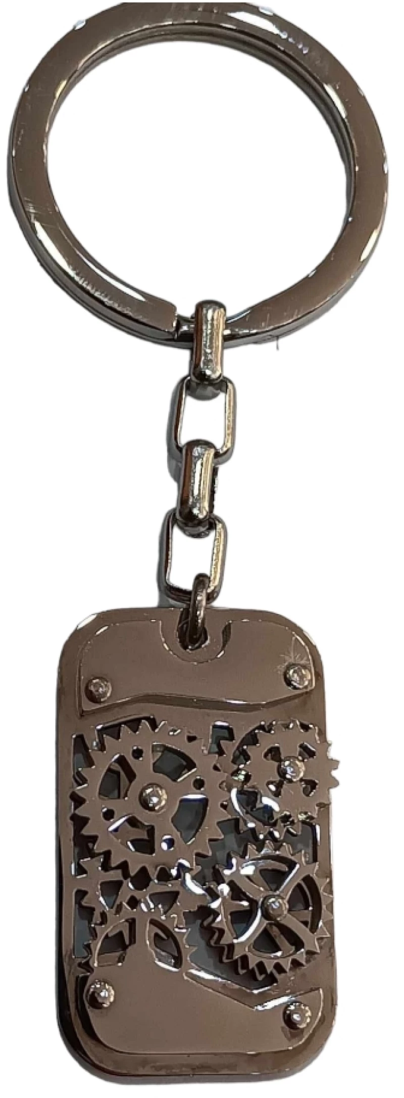 BD JEWELERY Μπρελοκ από ατσαλι γραναζια 10χ3,5cm HKL9032