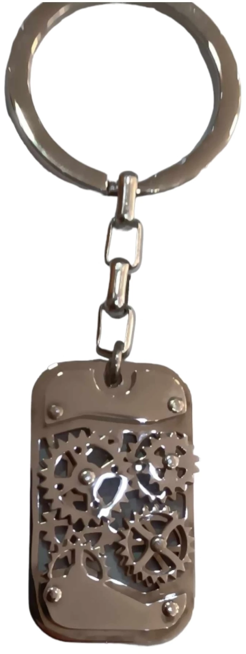 BD JEWELERY Μπρελοκ από ατσαλι γραναζια 10χ3,5cm HKL9032