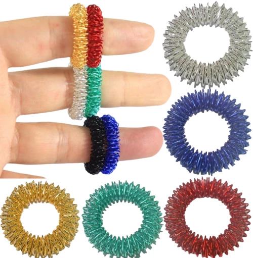 Δαχτυλίδια βελονισμού μασάζ δακτύλων