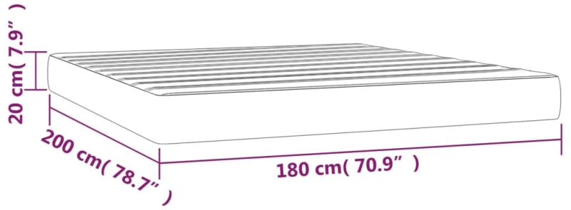 ΣΤΡΩΜΑ ΜΕ POCKET SPRINGS ΡΟΖ 180X200X20 ΕΚ. ΒΕΛΟΥΔΙΝΟ 347853