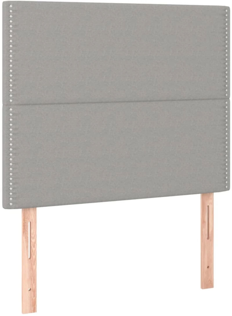 ΚΡΕΒΑΤΙ BOXSPRING ΜΕ ΣΤΡΩΜΑ ΑΝΟΙΧΤΟ ΓΚΡΙ 100X200 ΕΚ. ΥΦΑΣΜΑΤΙΝΟ 3137053