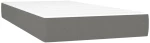 ΚΡΕΒΑΤΙ BOXSPRING ΜΕ ΣΤΡΩΜΑ ΣΚΟΥΡΟ ΓΚΡΙ 80X200 ΕΚ. ΥΦΑΣΜΑΤΙΝΟ 3144376