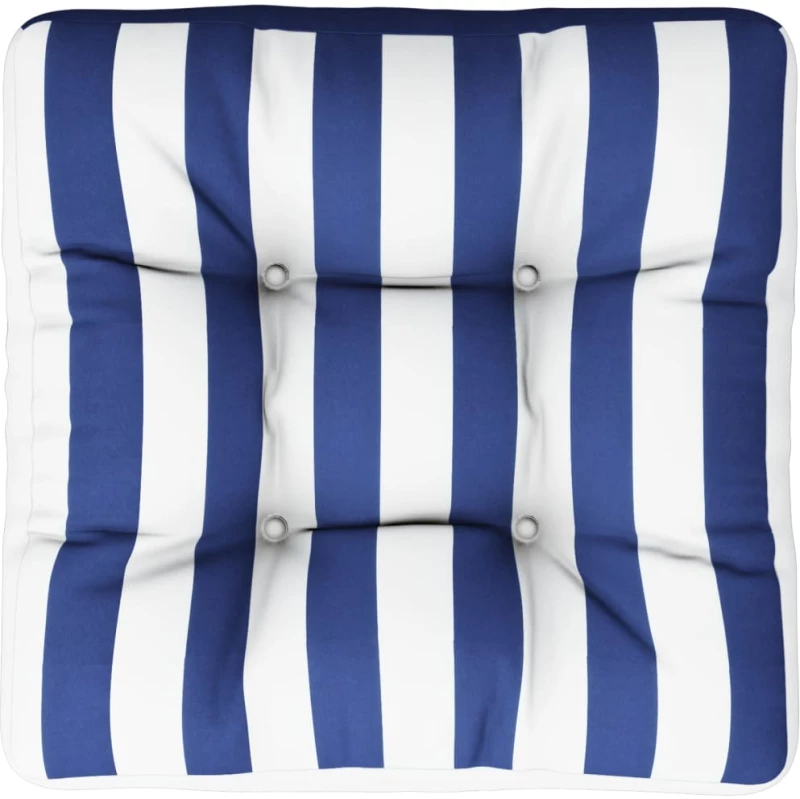 ΜΑΞΙΛΑΡΙ ΠΑΛΕΤΑΣ ΜΠΛΕ & ΛΕΥΚΟ ΡΙΓΕ 60 X 60 X 12 ΕΚ. ΥΦΑΣΜΑΤΙΝΟ 360462