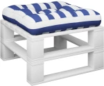 ΜΑΞΙΛΑΡΙ ΠΑΛΕΤΑΣ ΜΠΛΕ & ΛΕΥΚΟ ΡΙΓΕ 60 X 60 X 12 ΕΚ. ΥΦΑΣΜΑΤΙΝΟ 360462