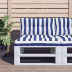 ΜΑΞΙΛΑΡΙ ΠΑΛΕΤΑΣ ΜΠΛΕ & ΛΕΥΚΟ ΡΙΓΕ 80 X 40 X 12 ΕΚ. ΥΦΑΣΜΑΤΙΝΟ 360616