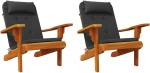 ΜΑΞΙΛΑΡΙΑ ΚΑΡΕΚΛΑΣ ADIRONDACK 2 ΤΕΜ. ΜΑΥΡΑ ΑΠΟ ΎΦΑΣΜΑ OXFORD 361837