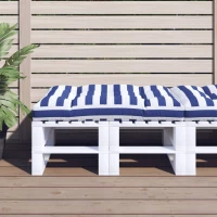 ΜΑΞΙΛΑΡΙ ΠΑΛΕΤΑΣ ΜΠΛΕ & ΛΕΥΚΟ ΡΙΓΕ 120 X 80 X 12 ΕΚ. ΥΦΑΣΜΑΤΙΝΟ 360528