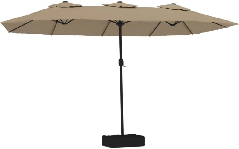 ΟΜΠΡΕΛΑ ΜΕ ΔΙΠΛΗ ΚΟΡΥΦΗ TAUPE 449 X 245 ΕΚ. 362948