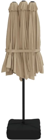 ΟΜΠΡΕΛΑ ΜΕ ΔΙΠΛΗ ΚΟΡΥΦΗ TAUPE 449 X 245 ΕΚ. 362948