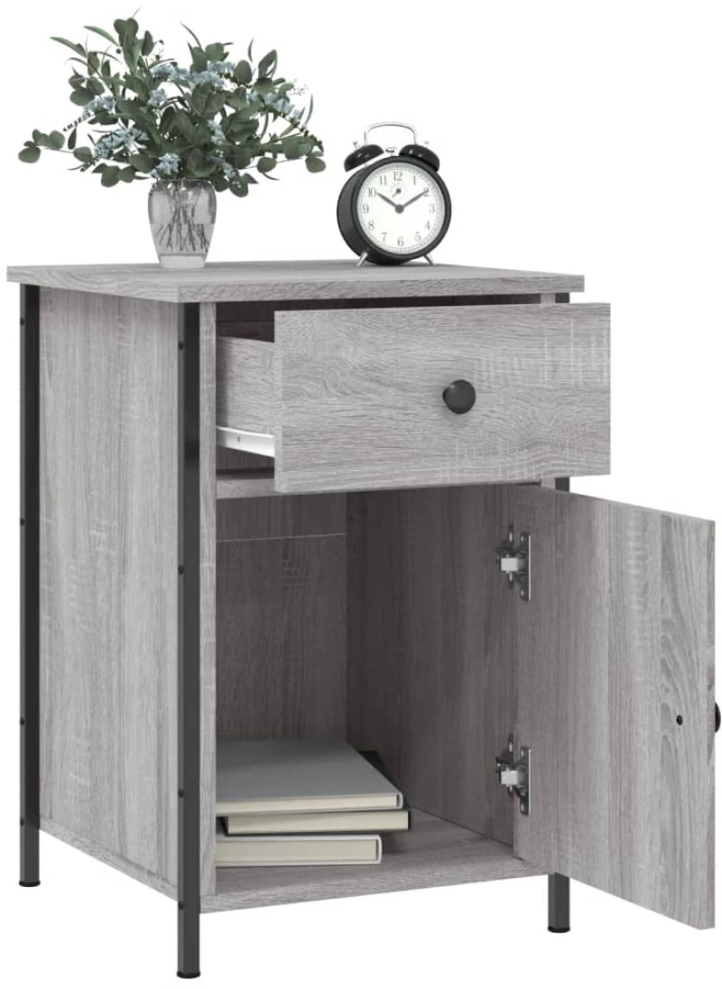 ΚΟΜΟΔΙΝΟ ΓΚΡΙ SONOMA 40 X 42 X 60 ΕΚ. ΑΠΟ ΕΠΕΞΕΡΓΑΣΜΕΝΟ ΞΥΛΟ 825909